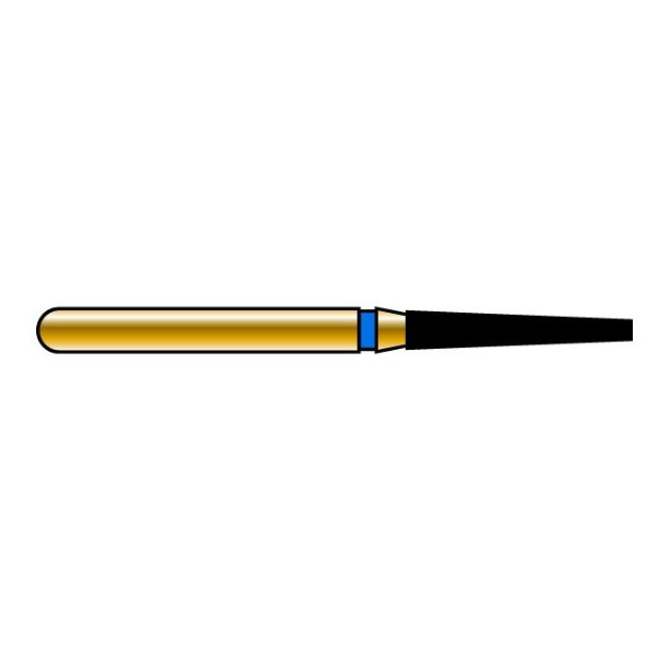Fraise Diamantée Dentaire MDT Round Edge Taper 845KR 544 FG - Pour Laboratoire Dentaire - Neuf